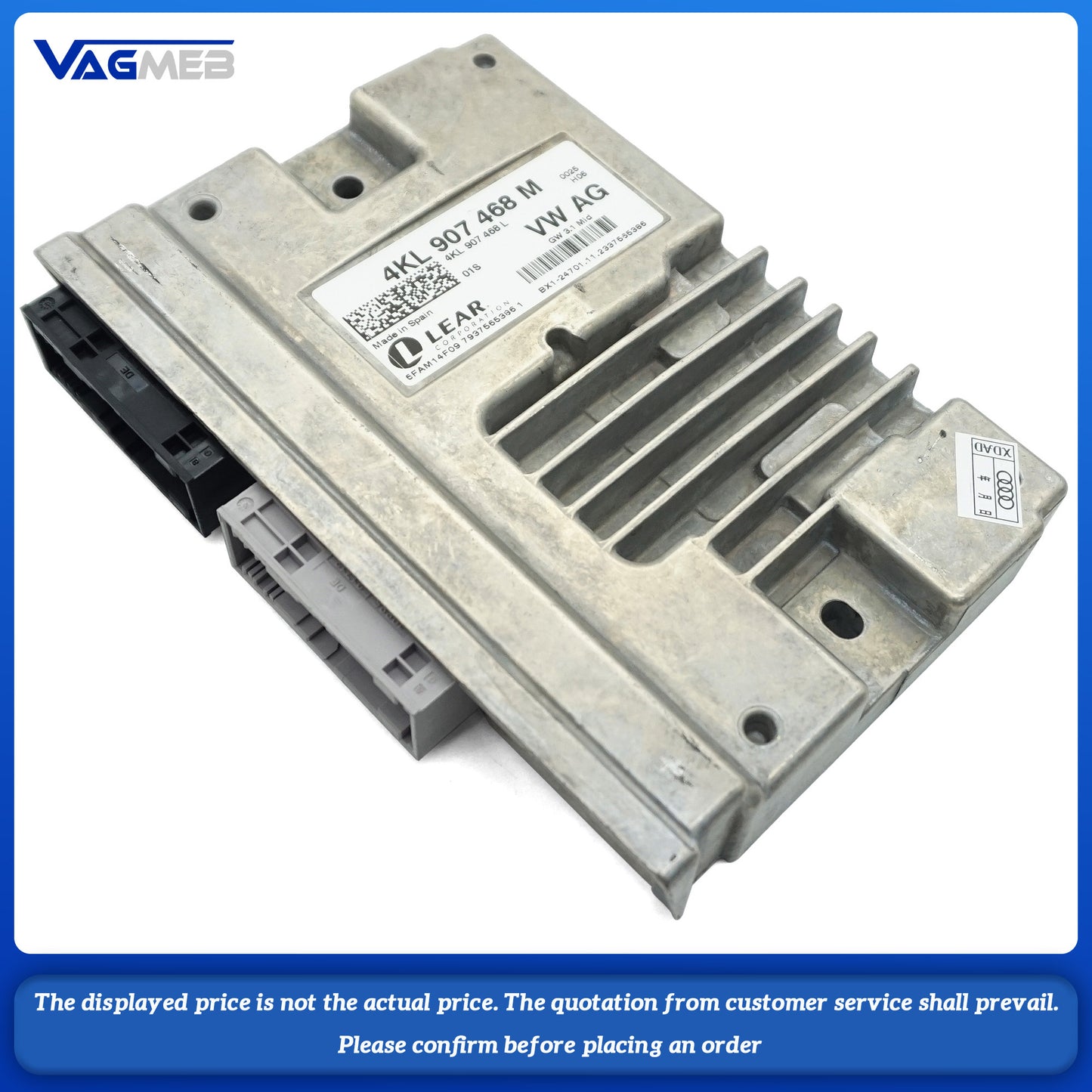 For VW Touareg Audi Q7 Q8 A6 A6L A7 A8 RS6 RS7 Cruise Control Gateway Module Unit 4KL 907 468M