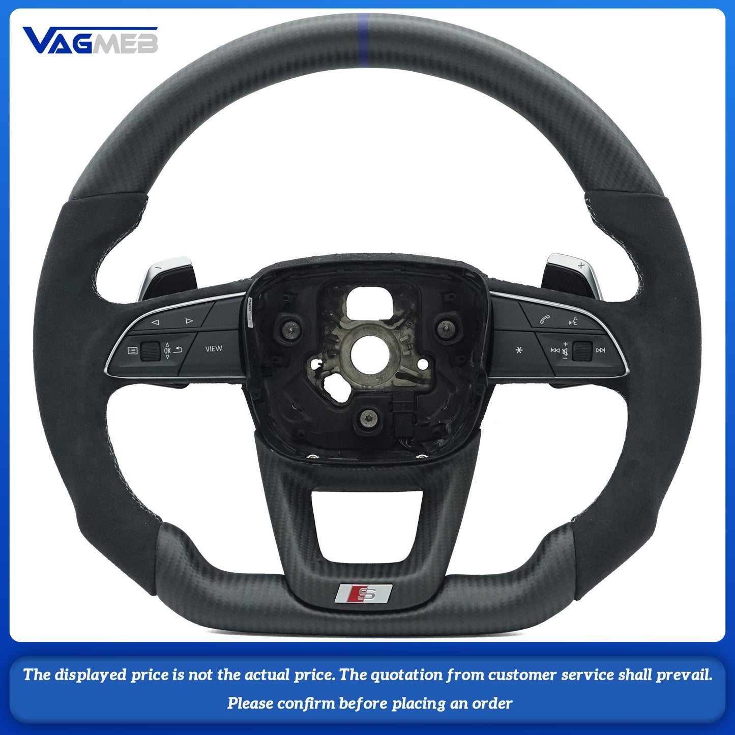 For Audi S logo Q5 FY steering wheel