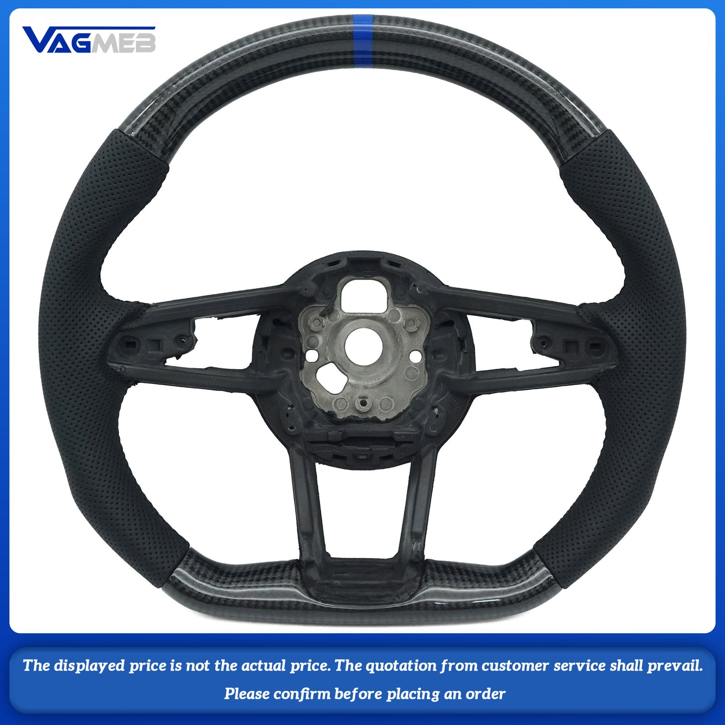 For Audi R8 TTS TT TTRS Customized Carbon Steering Wheel