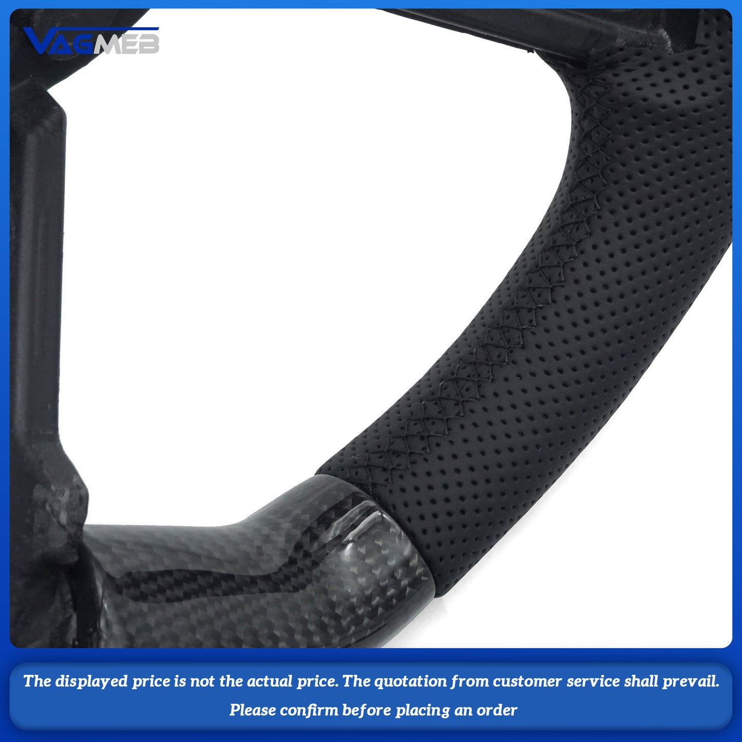 For Audi R8 TTS TT TTRS Customized Carbon Steering Wheel