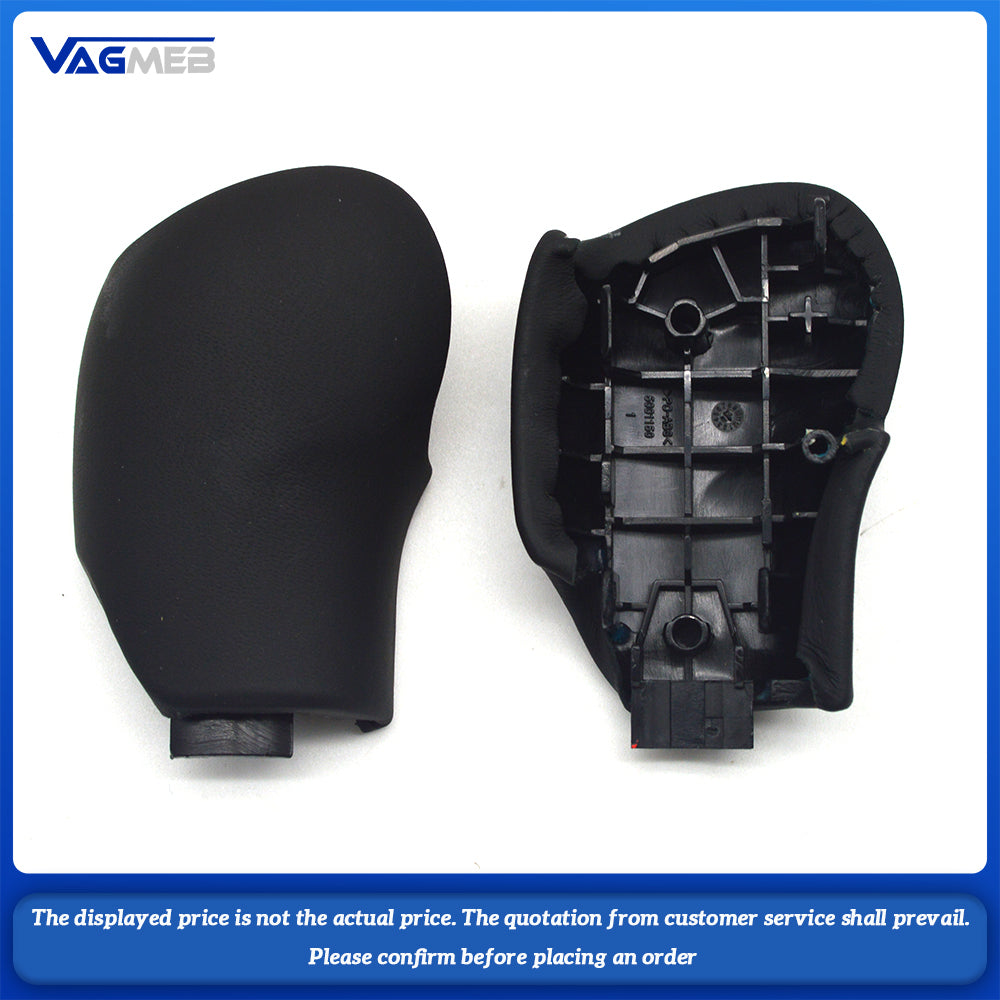 For Skoda Octavia Superb Yeti DSG Gear Shift Knob Head Handball Leather With DSG LOGO Cr Accessories