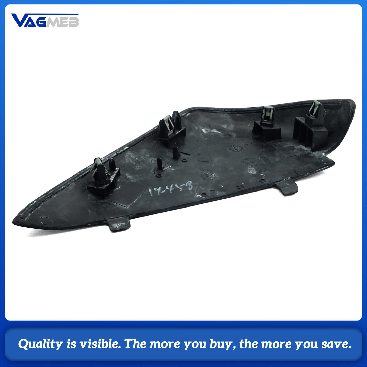 For 2017-2024 Audi A4B9 Gloss Carbon Fiber Dashboard Cover Trim with Embedded RS Logo,Fit Interior Performance Upgrade