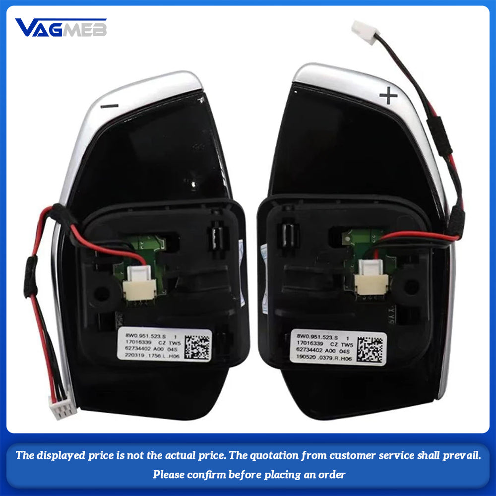 For Audi A3 A4 B8 b9 Q5 A6 C8 A5 C6 A8 Q7 S5 S8 Car Steering Wheel Shift Paddles