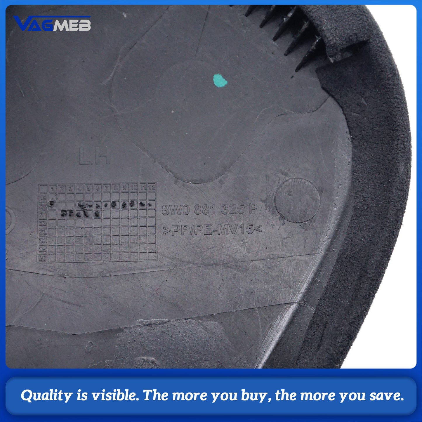 For Audi A4B9 electric seat side trim panel 8W0 881 325P/326P