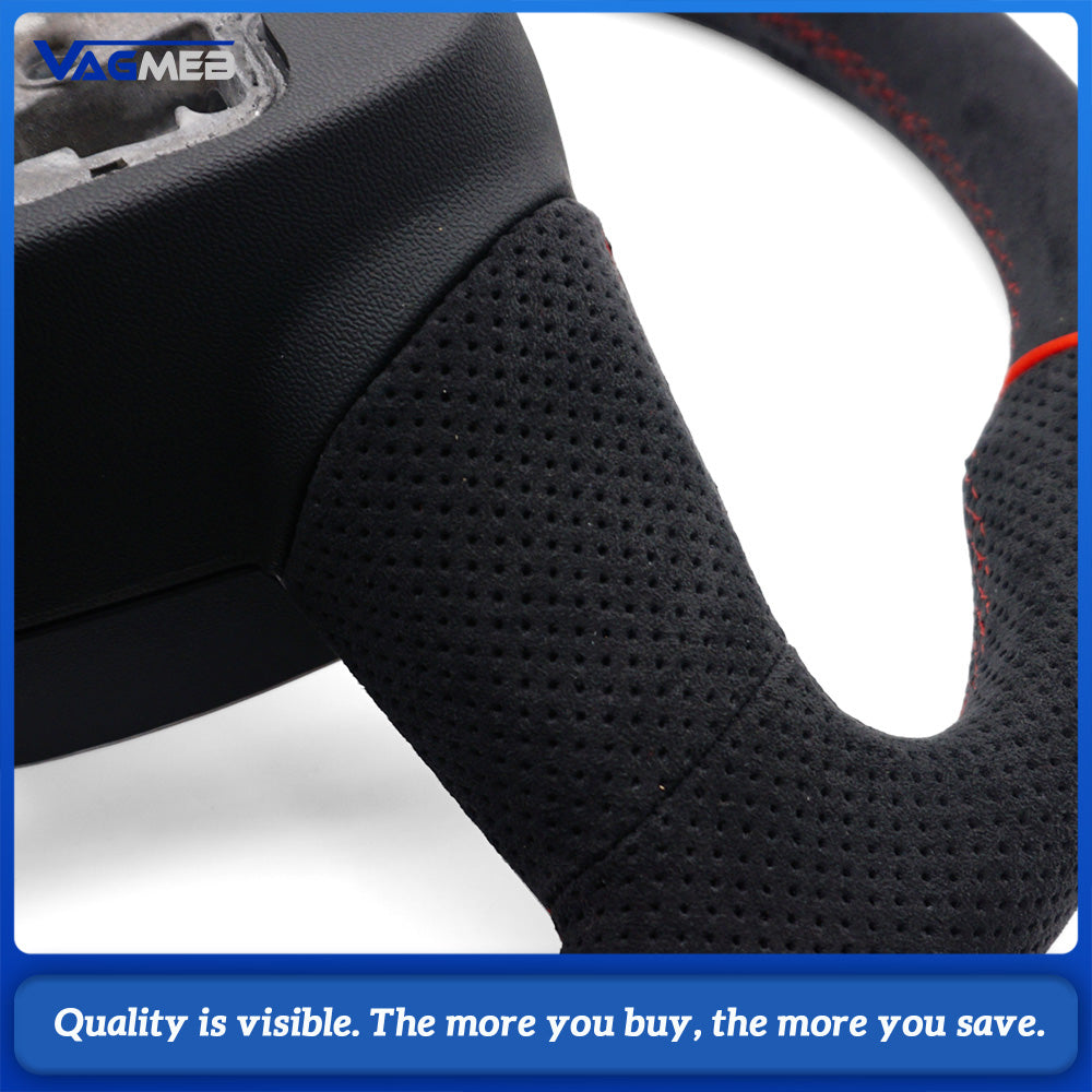 For Audi ABT logo A6 C7 C8 A7 A8 S6 S7 S8 RS6 RS7 RS8 Contain button paddle multi-functions and heating punch steering wheel