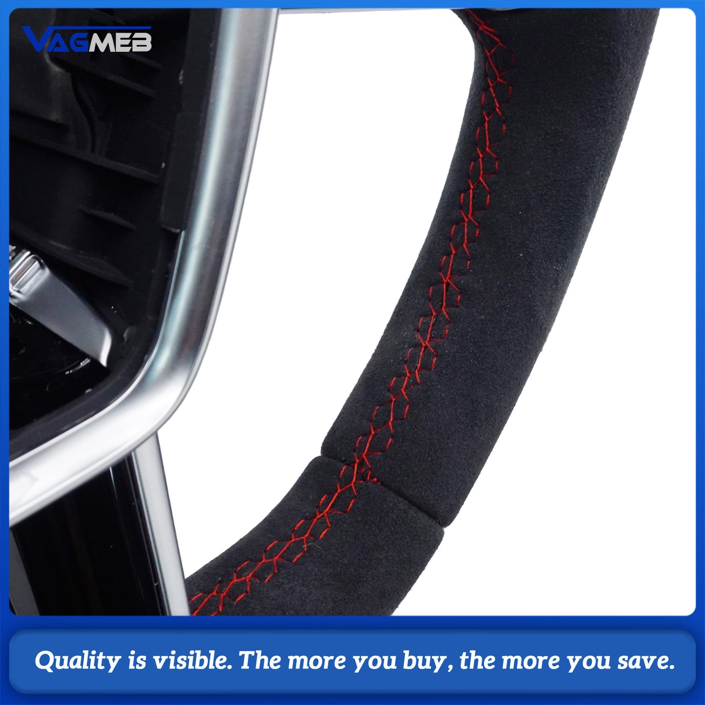 For Audi ABT logo A6 C8 heating punch steering wheel