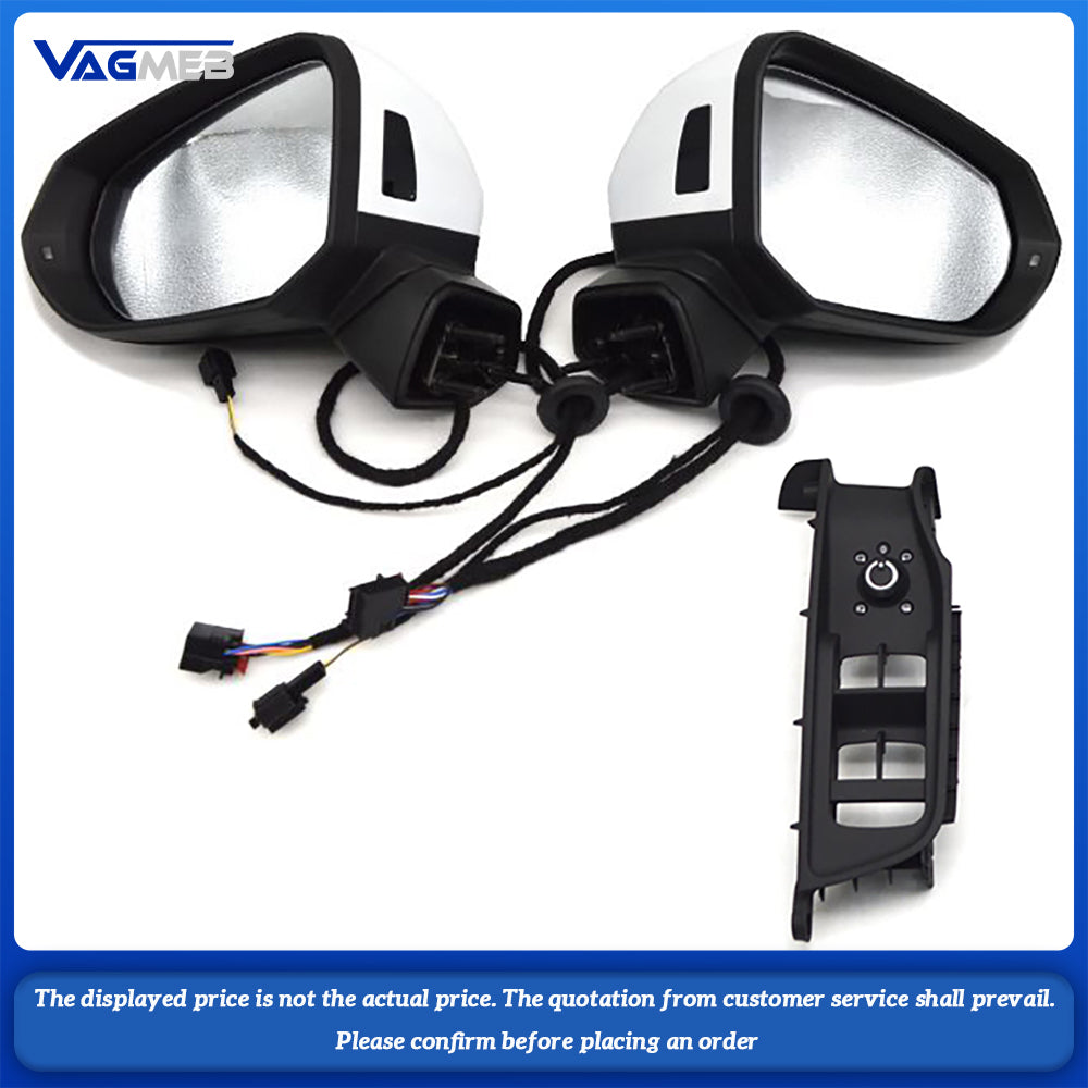 For Audi Q2 Electric Power folding mirror with lane change assist light