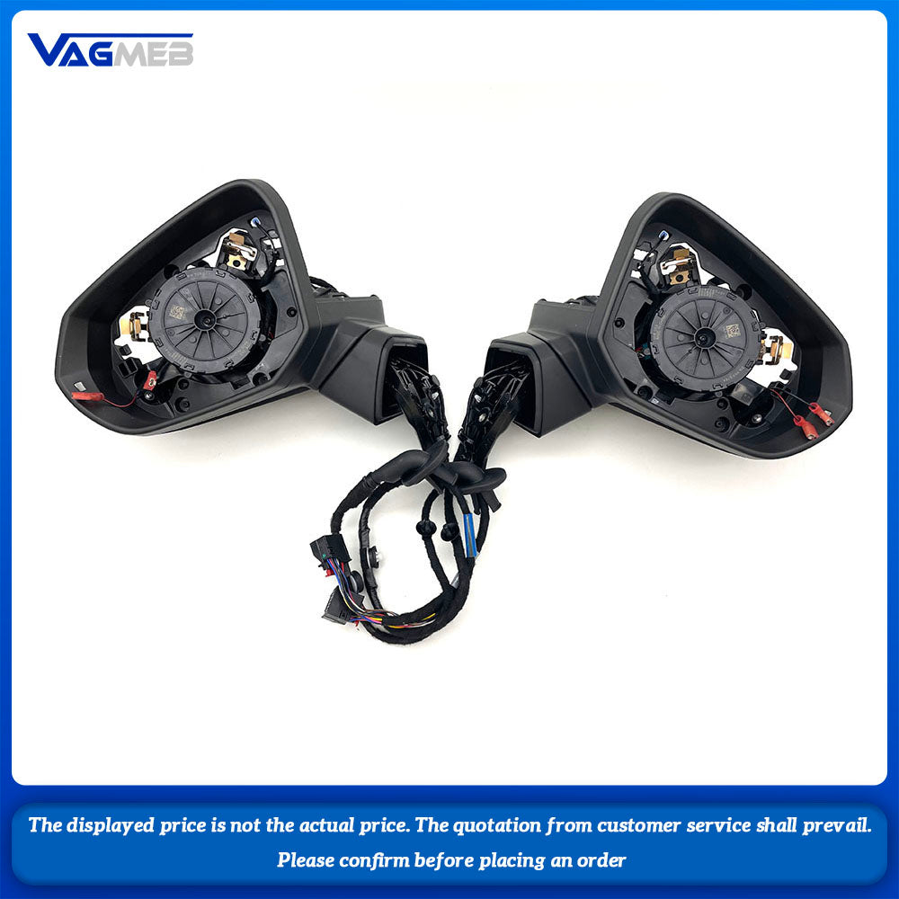 For Audi Q3 electric folding rearview mirror half assembly with adjustment switch