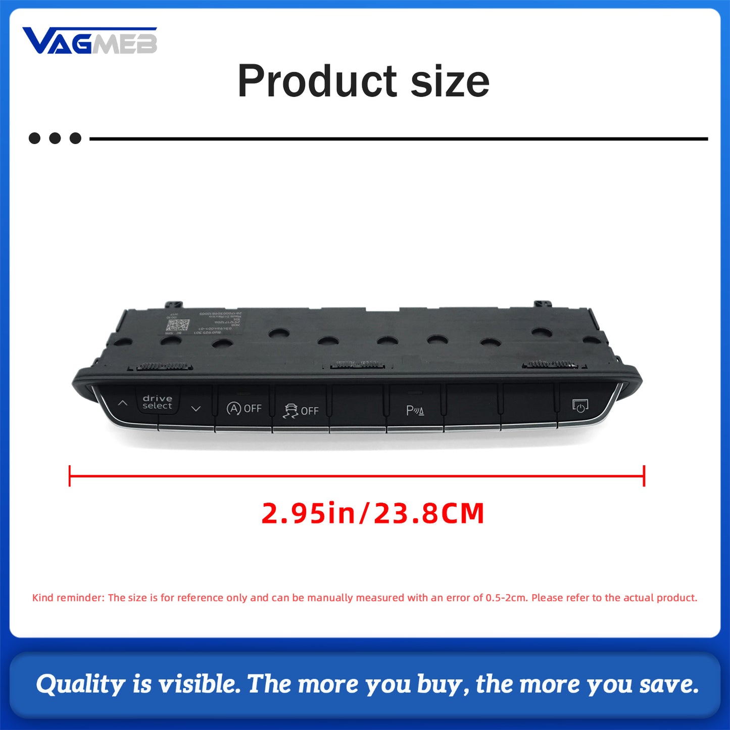 For Audi Q5 FY Good Quality Multiple Drive Select PDC Control Switch Panel 8W0 925 301 BD