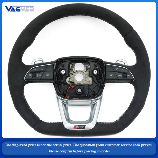 For Audi RS Logo Q3 Q5 Q7 Q8 Q3L Q5L RSQ3 RSQ5 RSQ7 r steeringwheel with heating function