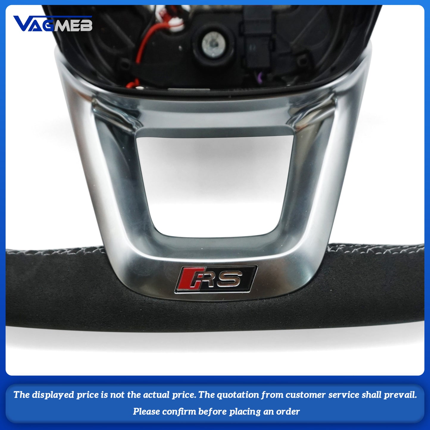 For Audi RS Logo Q3 Q5 Q7 Q8 Q3L Q5L RSQ3 RSQ5 RSQ7 r steeringwheel with heating function