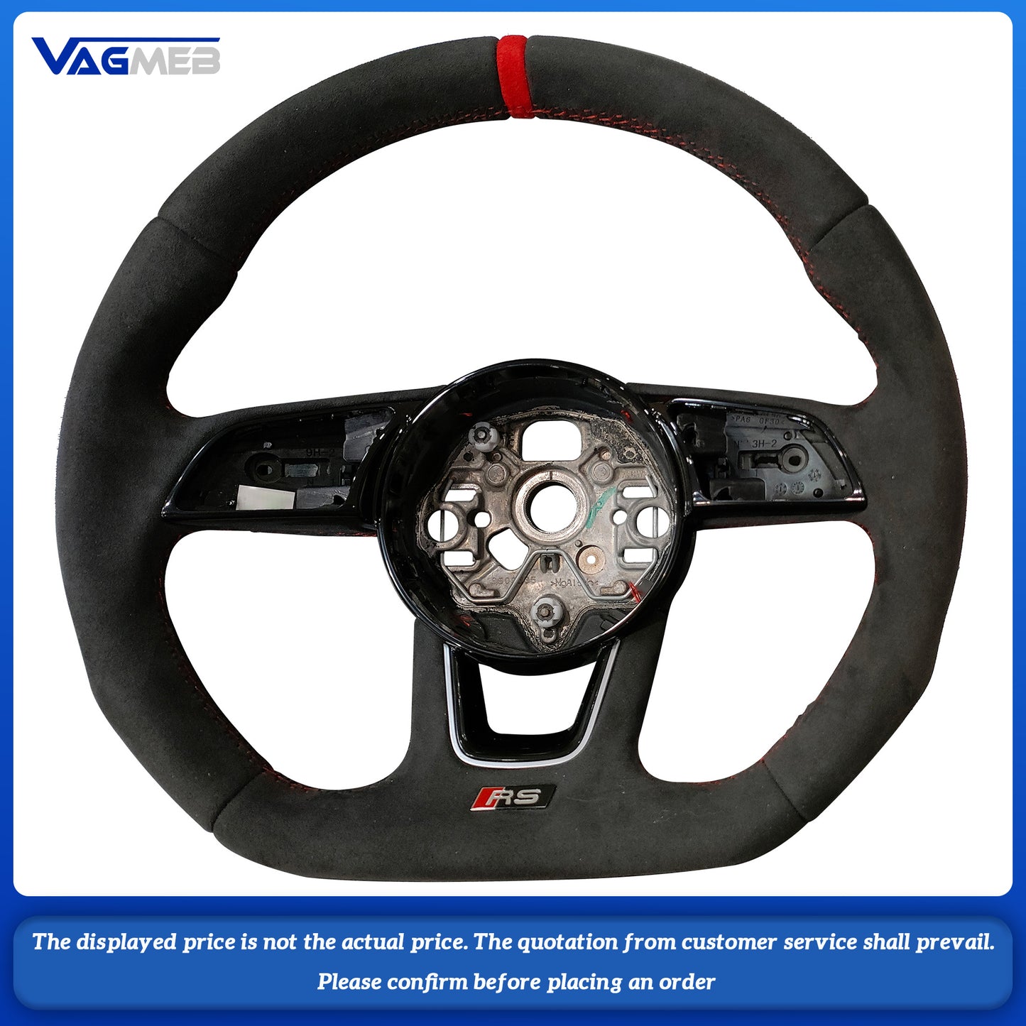 For Audi S/RS/Sline logo A3 8Y steering wheel