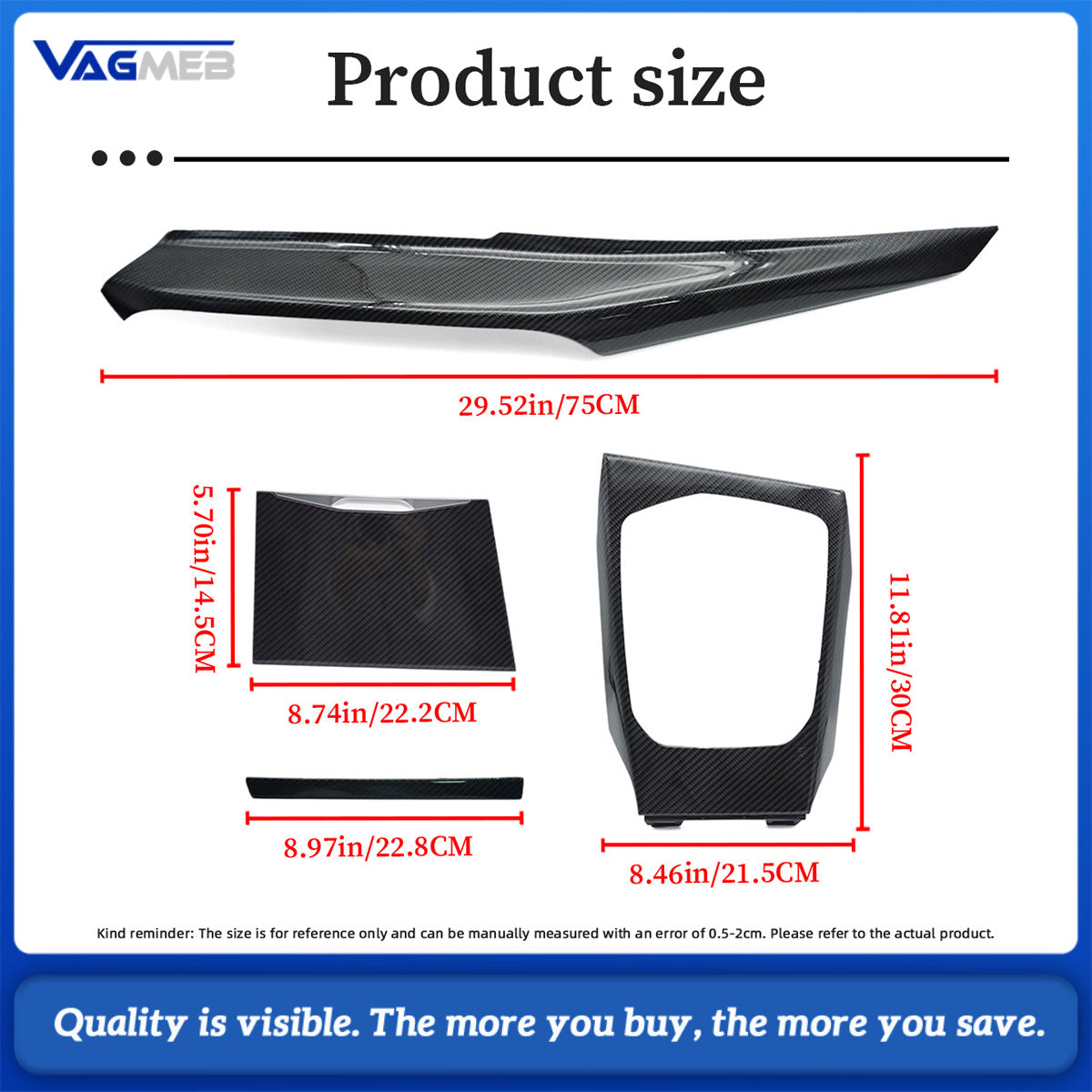 For BMW G20 M340i M240i CARBON INTERIOR TRIMS REPLACEMENT G22 M440i G23 G87 M2 G80 G82 G83 M3 M4