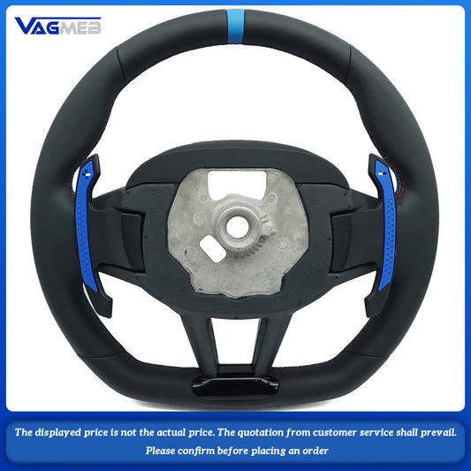 For BMW M4 CS sport steering wheel with vibration M stitching X3 X4 M3 M4 G01 G20 G30 G31 G32 G02 G82 G42 G21 G14 G87 G80
