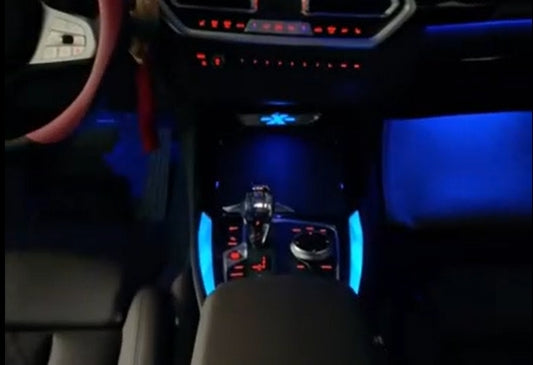 For BMW X3X4 iX3 Crystal Saddle Light