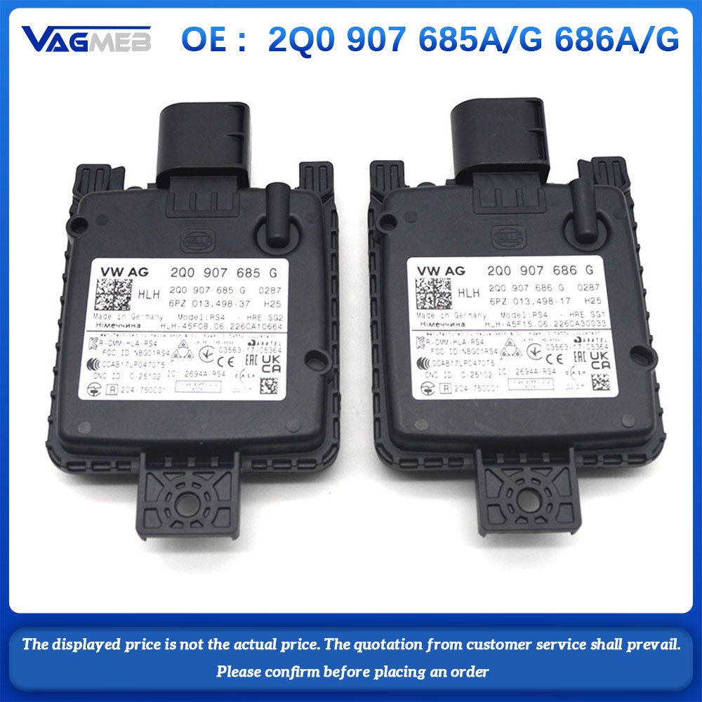 For VW EVO Caddy ID4 ID5 For Audi A3 S3 Skoda Octavia Blind spot assist system control module 2Q0 907 685 G686 G A