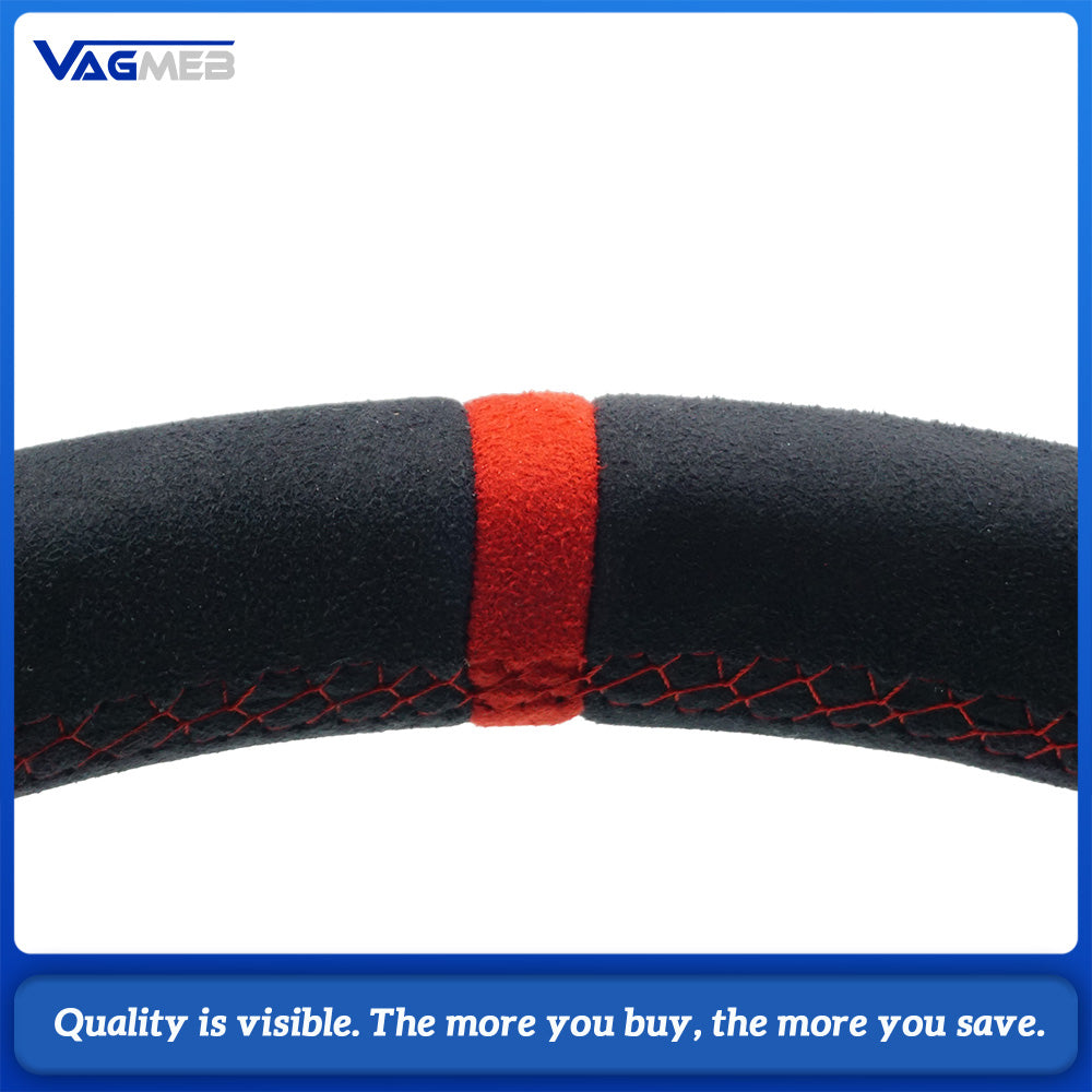 For VW Golf 7 7.5 GTI GTD GTE R 2013-2020 Polo GTI Tiguan Passat DSG Leather Alcantara Steering Wheel