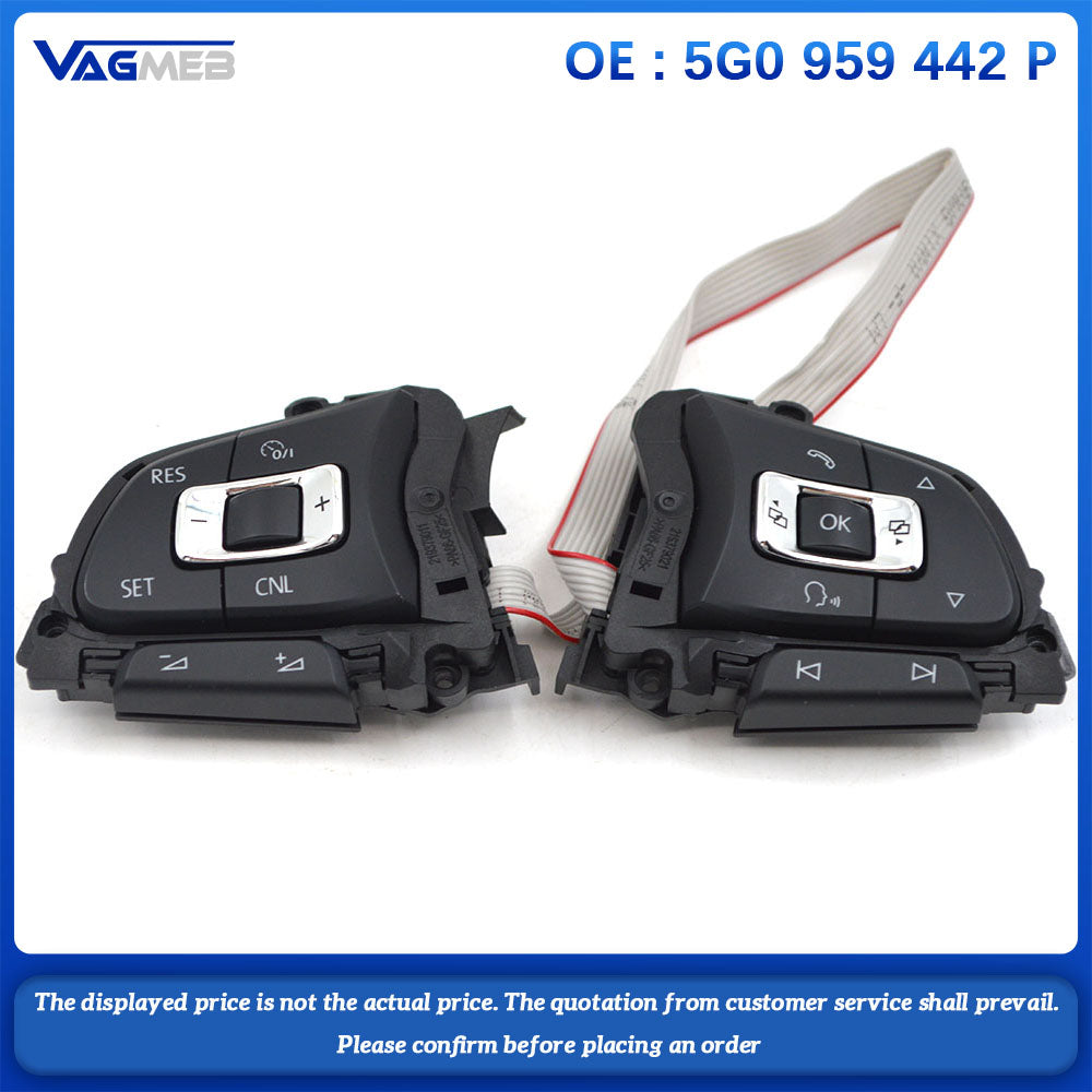 For VW Golf Sportsvan Atlas Steering wheel button 5G0 959 442 P
