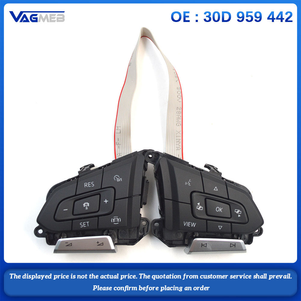 For VW Passat T-Corss Jetta T-Roc Steering wheel button 30D 959 442