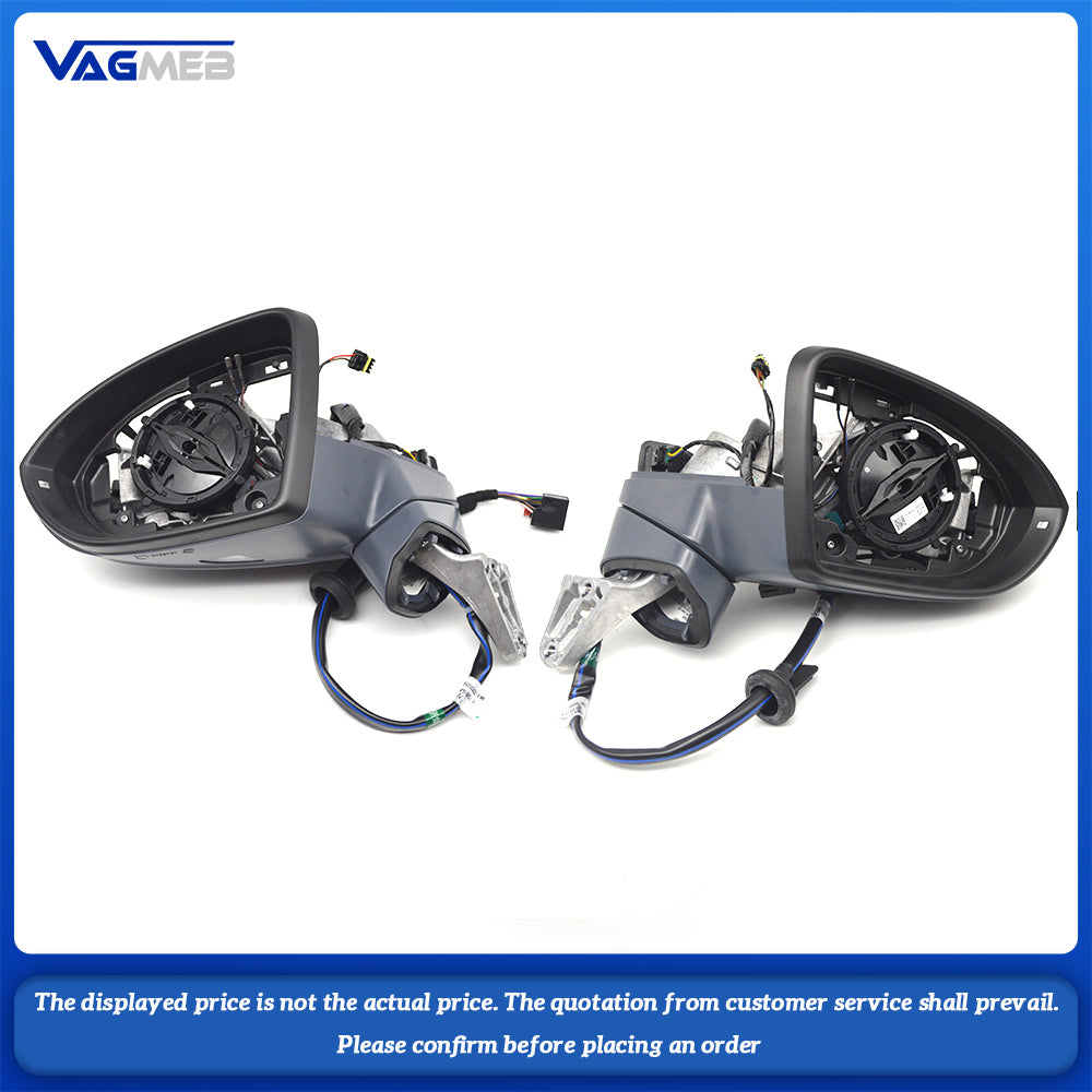 For VW Touran 5T A pair of folding rearview mirror semi-assemblies