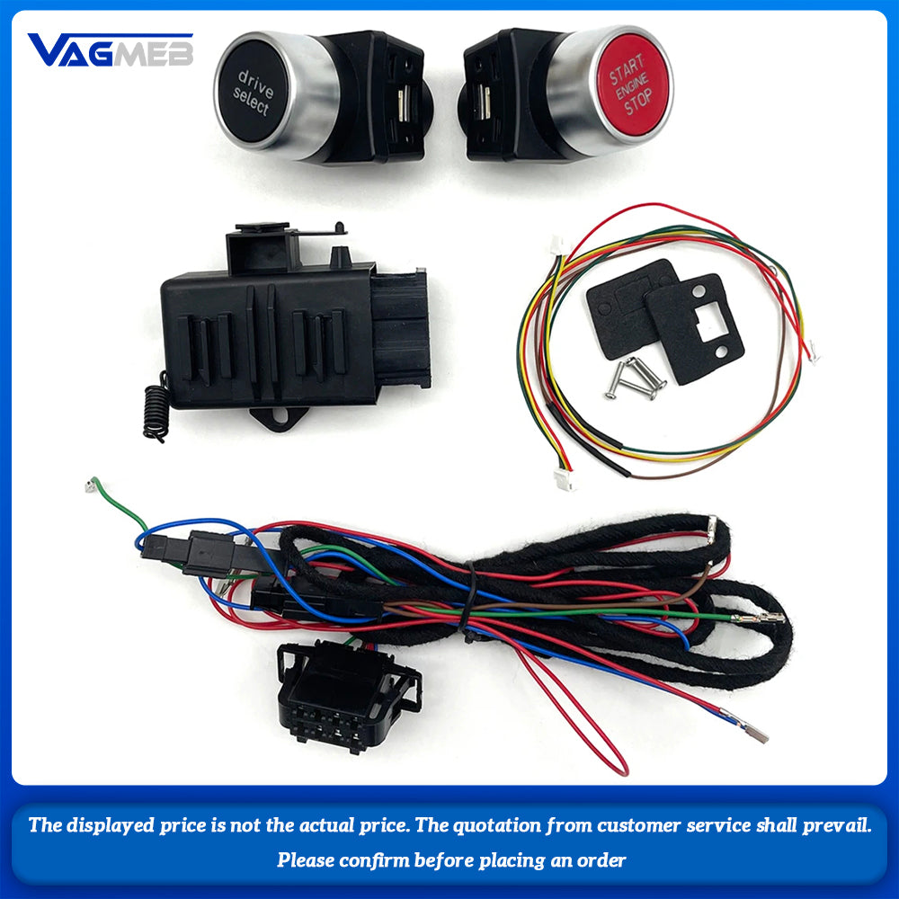 For VW Audi B9 C8 A4 A5 A6 A7 One button to start R8 button Steering wheel start switch Drive mode switch With driving mode_看图王.web