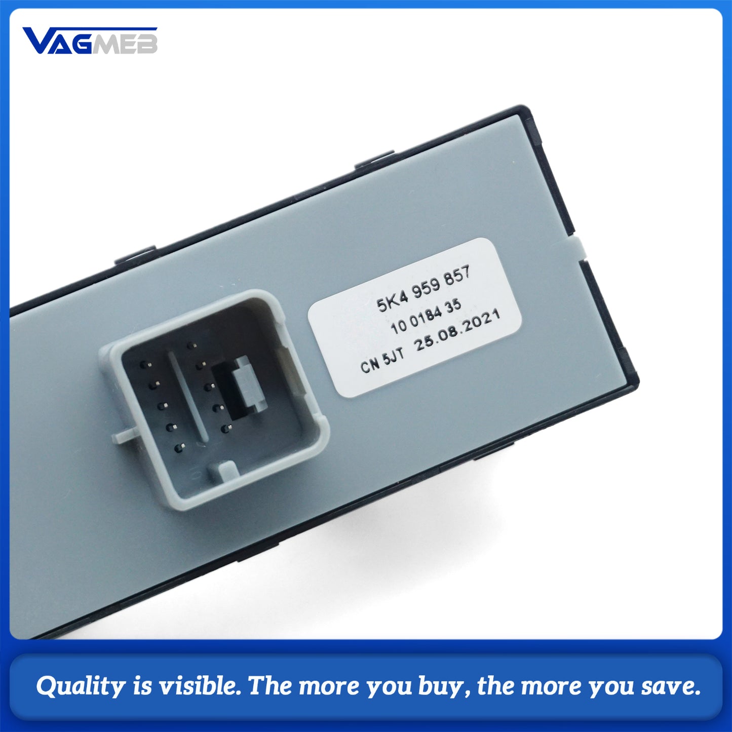 Front Left Window Control Switch Panel for VW Passat B6 CC Golf MK6 Passat Tiguan Jetta Scirocco Touran 5K4 959 857