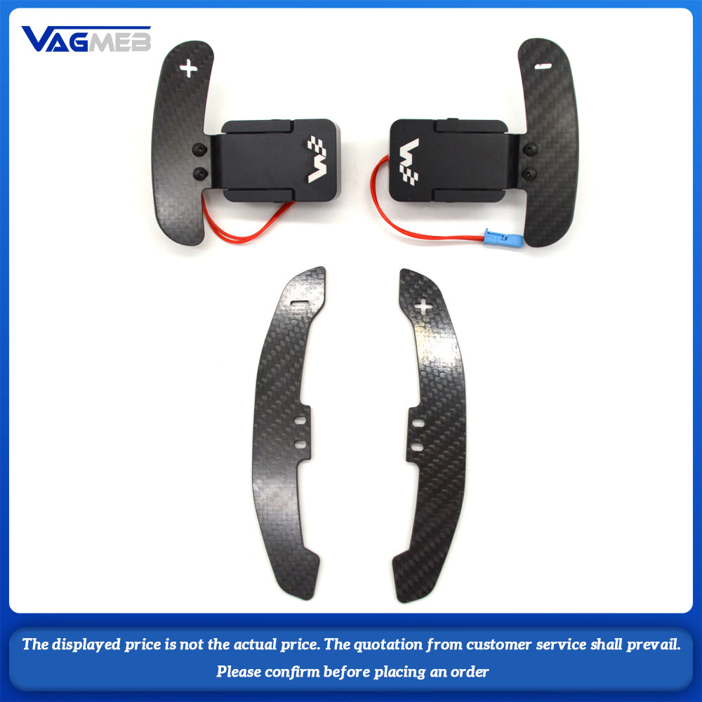 For BMW G87 G80 G82 G20 G21 G28 G22 G31 G38 F90 M5 F40 F96 X6M G05 Steering wheel magnetic matte carbon fiber shift paddles