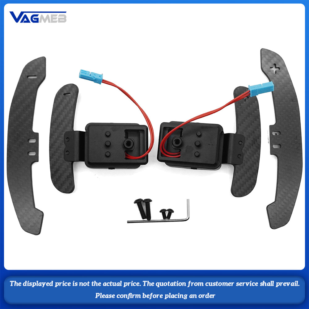 For BMW G87 G80 G82 G20 G21 G28 G22 G31 G38 F90 M5 F40 F96 X6M G05 Steering wheel magnetic matte carbon fiber shift paddles