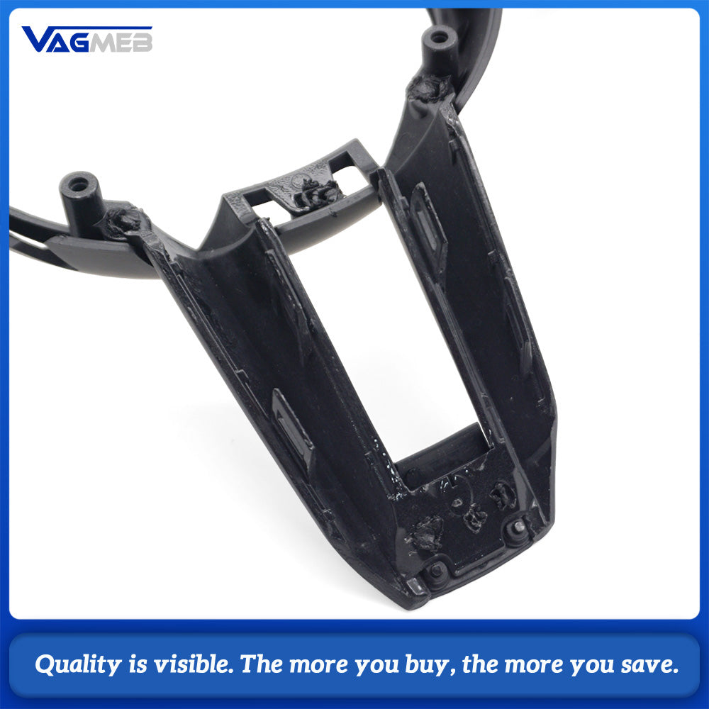 Glossy Carbon Fiber Steering Wheel Trim Middle Cover For 911 981 991 991.2 992 996 970 997 Cayenne 958 Panamera Macan