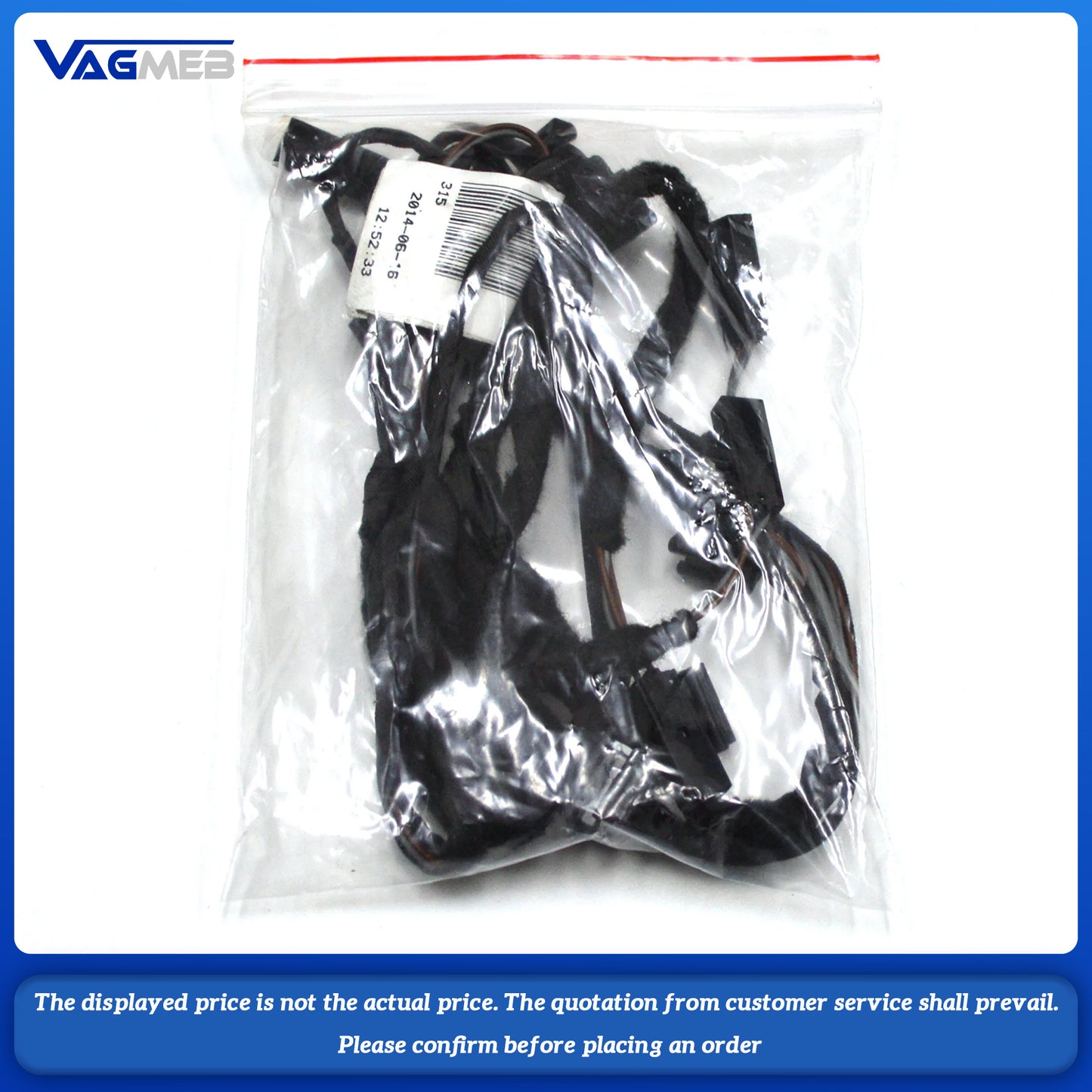For VW Passat B7 Original Air Outlet Wiring Harness 3AA 971 315
