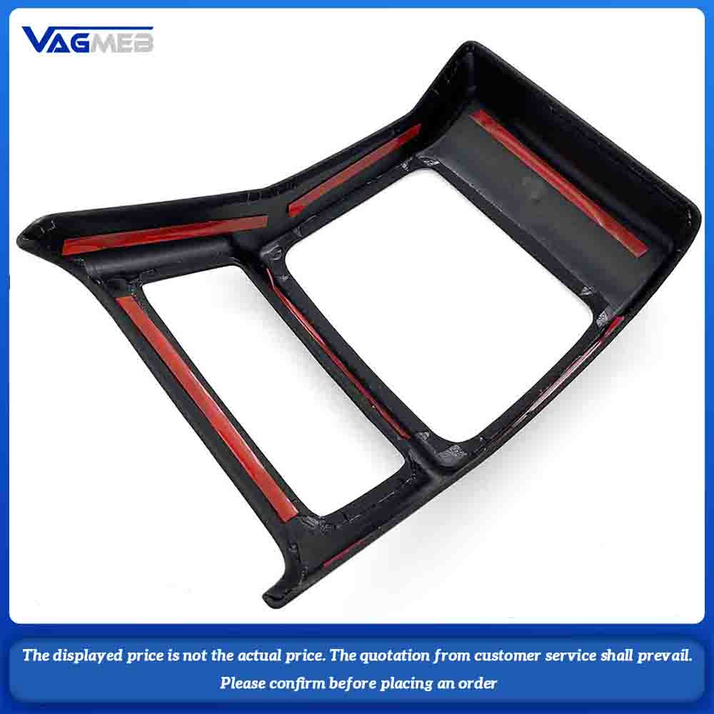 For Audi A4B9 A5 2017-2024Rear Air Conditioning Outlet Protective Cover Lnterior Leather Protective Cover Decorative Frame Cover