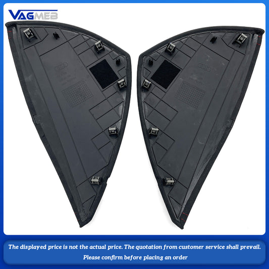 For Audi 2017-2020 A3 RS3, the brushed red instrument panel cover with RS logo, model number 8V0, 857, 085, 086