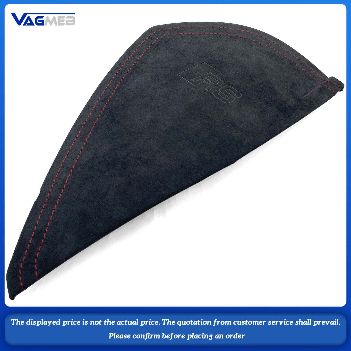 For Audi 2017-2020 A3 RS3, the brushed red instrument panel cover with RS logo, model number 8V0, 857, 085, 086