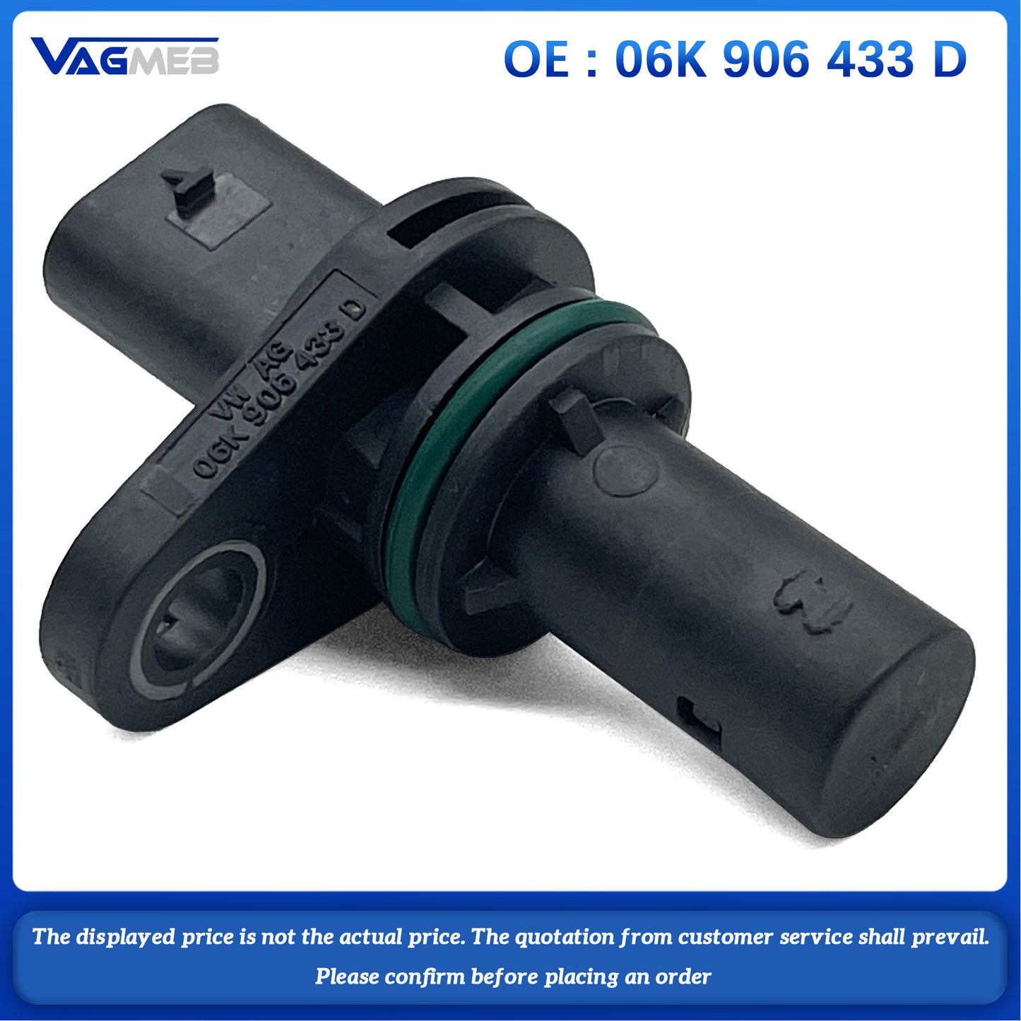For VW Audi Skoda Automotive Pulse Crankshaft Position Sensor 06K 906 433D