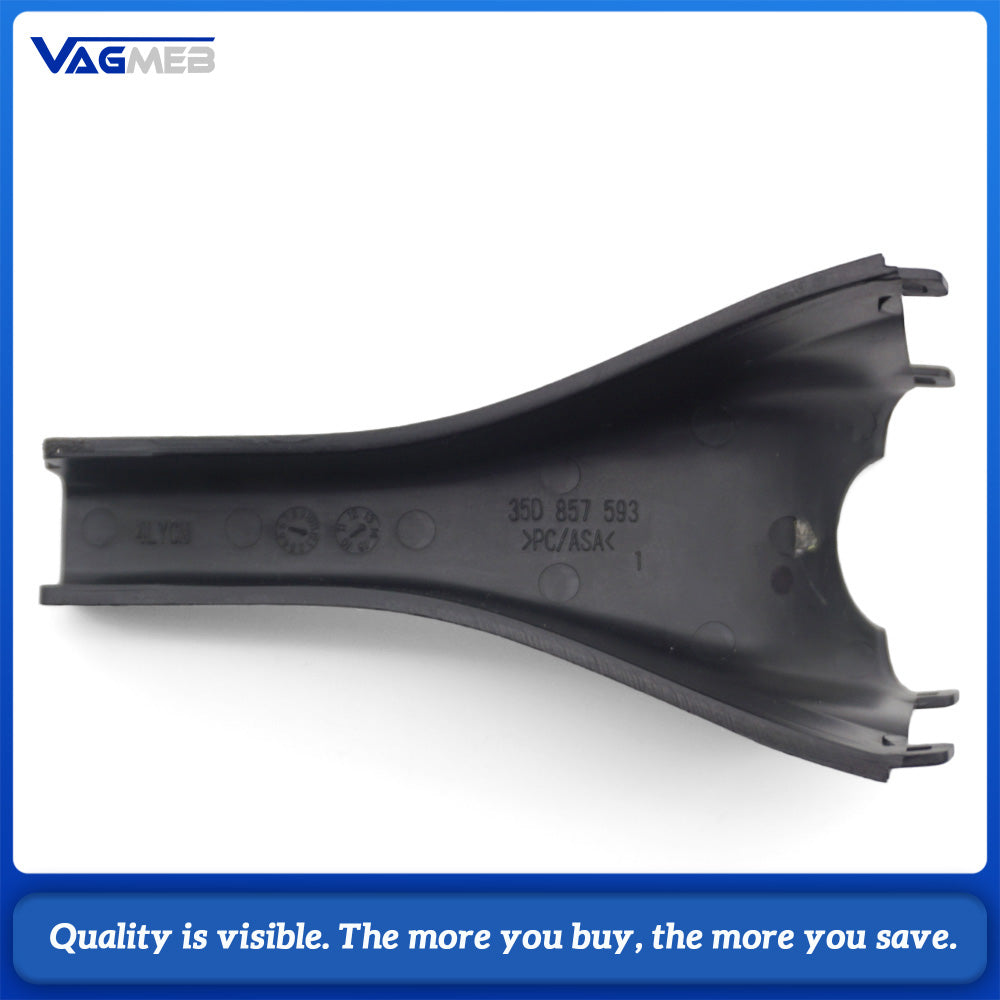 Interior Rear View Mirror Cover Black for VW Passat