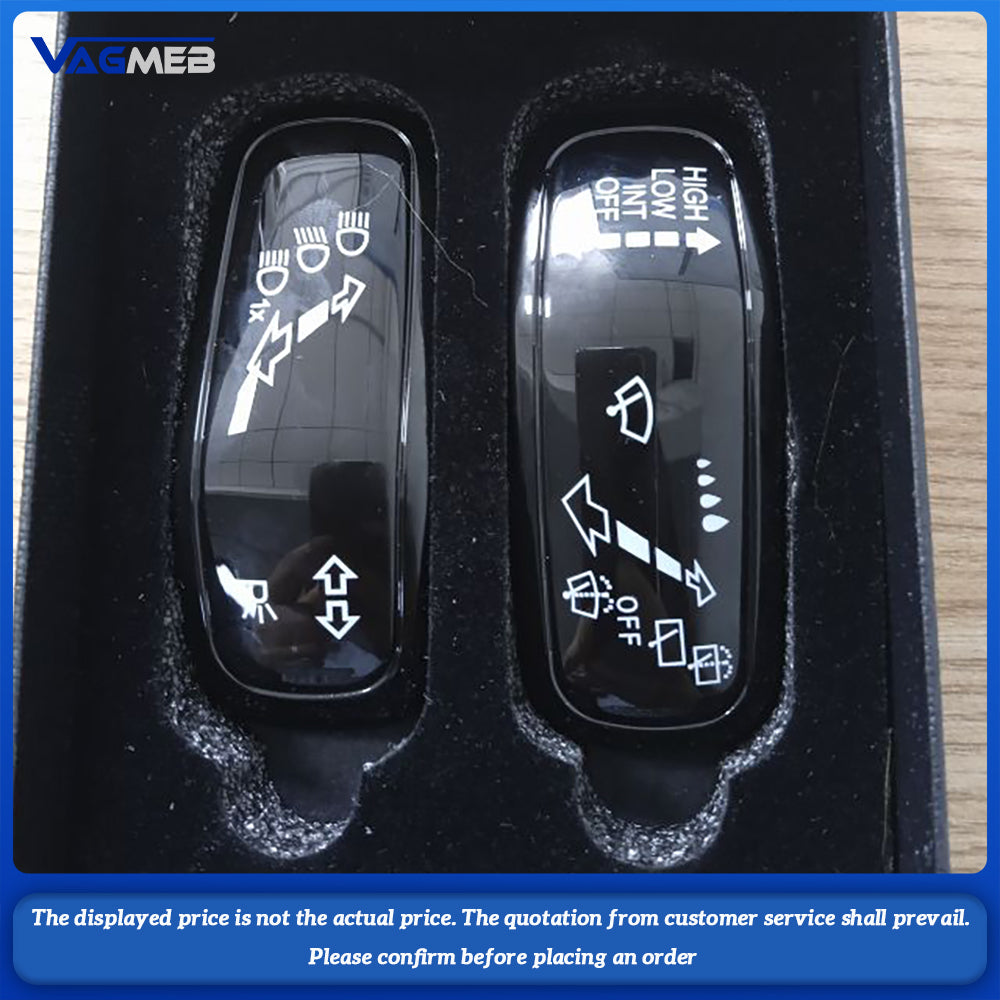 Interior Steering Wheel Headlight Switch Control Cover Wiper Switch Trim for VW Golf 7 7.5 MK7 Golf 8 MK8 Accessories 2015-2023+ (3)