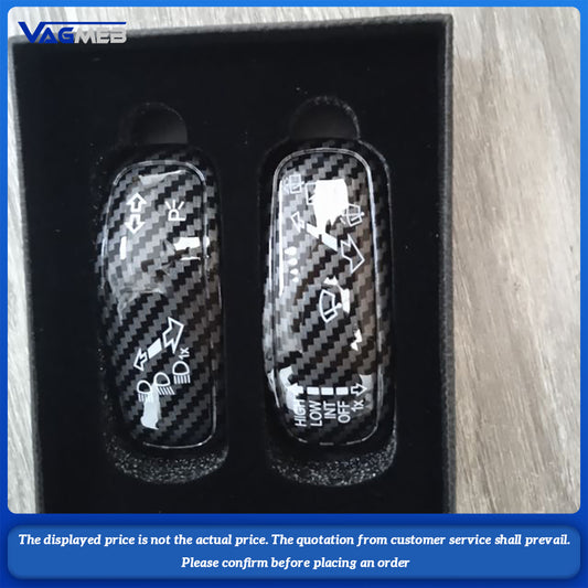 Interior Steering Wheel Headlight Switch Control Cover Wiper Switch Trim for VW Golf 7 7.5 MK7 Golf 8 MK8 Accessories 2015-2023+ (3)