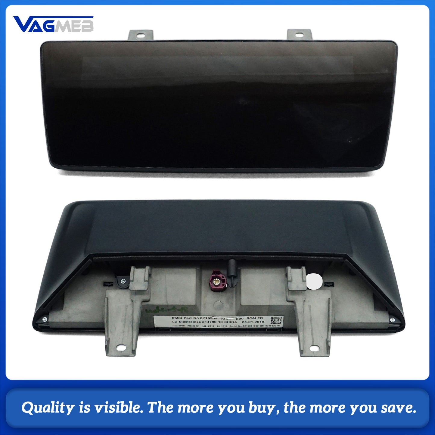 LCD Dashboard Screen Host Mouse Set for BMW G30 Contact Seller Need VIN to Confirm to Correct Model