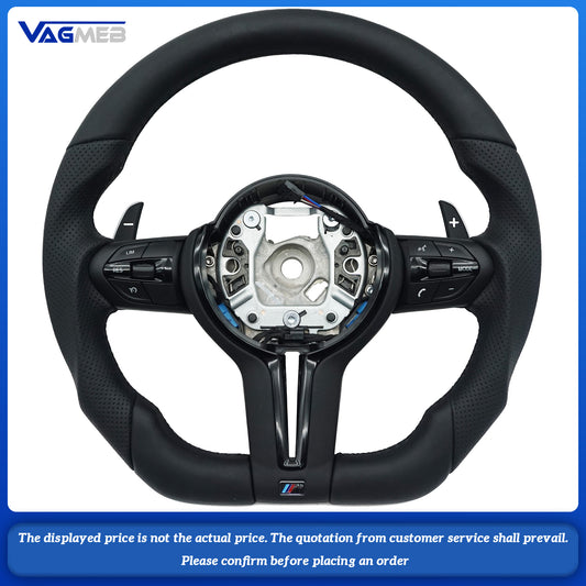 For BMW F30 F32 F10 F20 F07 F01 E46 E60 E90 M3 M5 M6 steering wheel