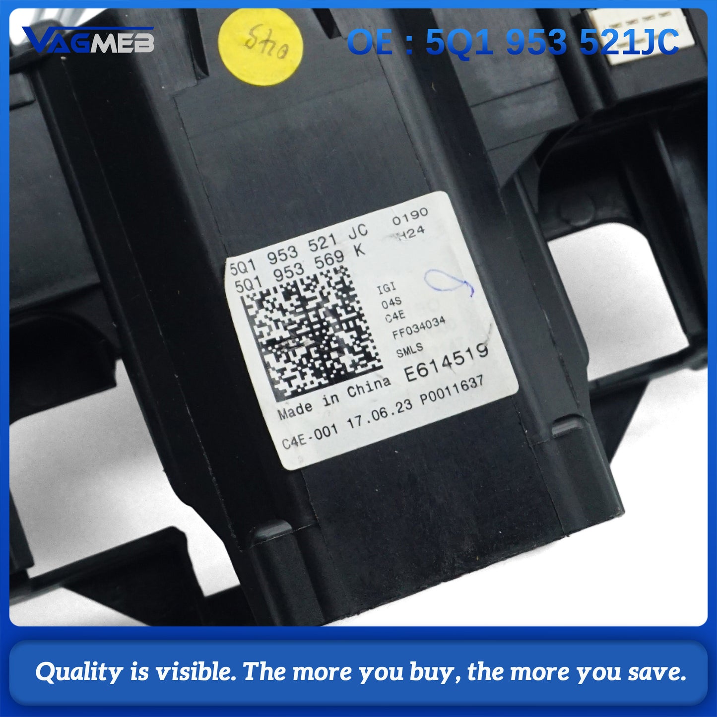 Multifunction Steering Wheel Control Module 5Q1 953 521 JC For VW Golf 7 Tiguan L Magotan B8