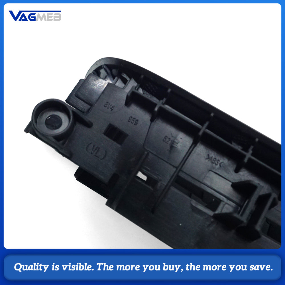 Power Folding Heated Side Mirror Assembly (Black Housing) for 2018 Audi A3 Limousine Car Door Mirror Replacement