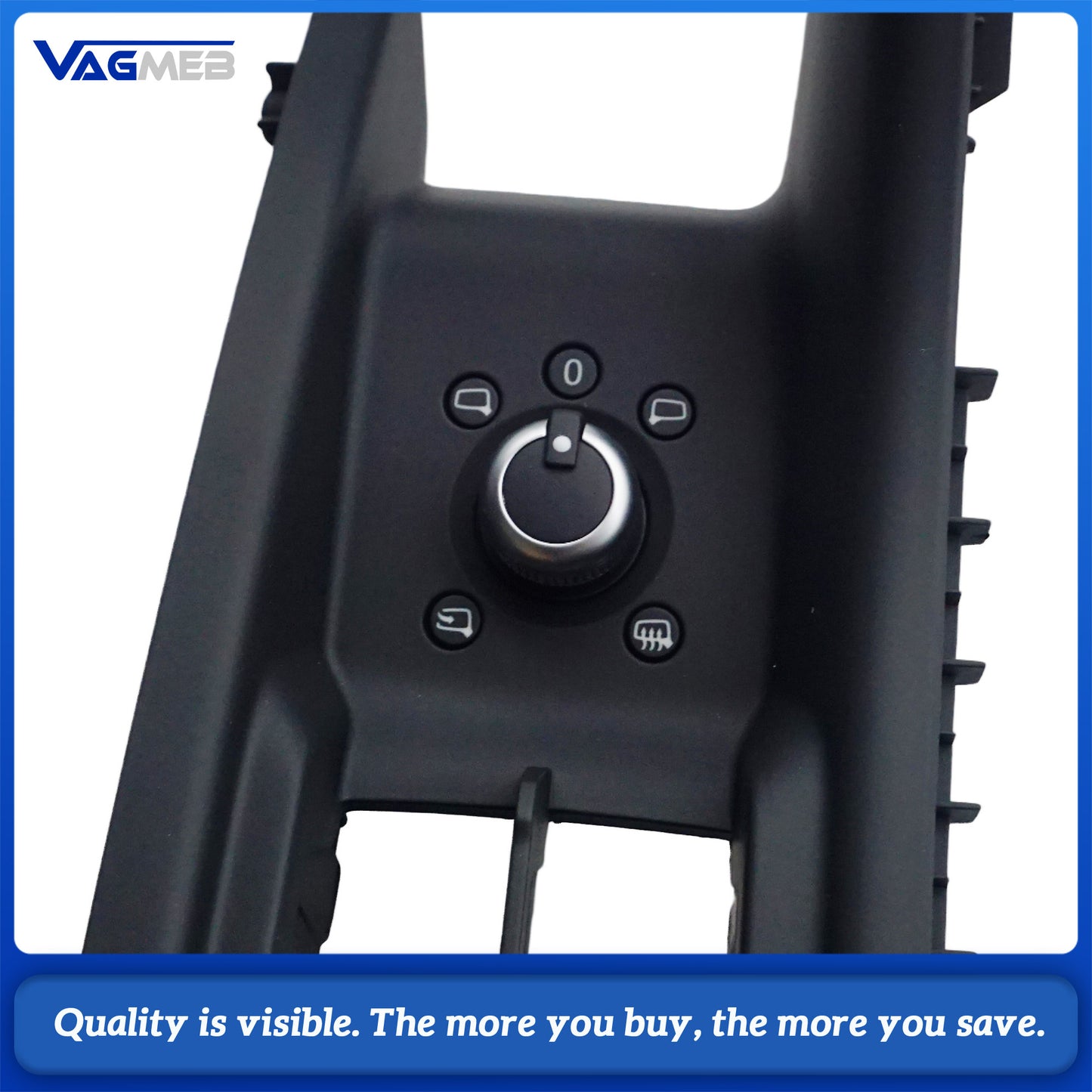 Power Folding Mirror Half Assembly Set Left Right + Switch For 2016-2020 Audi A4 B9 8W A5 F5