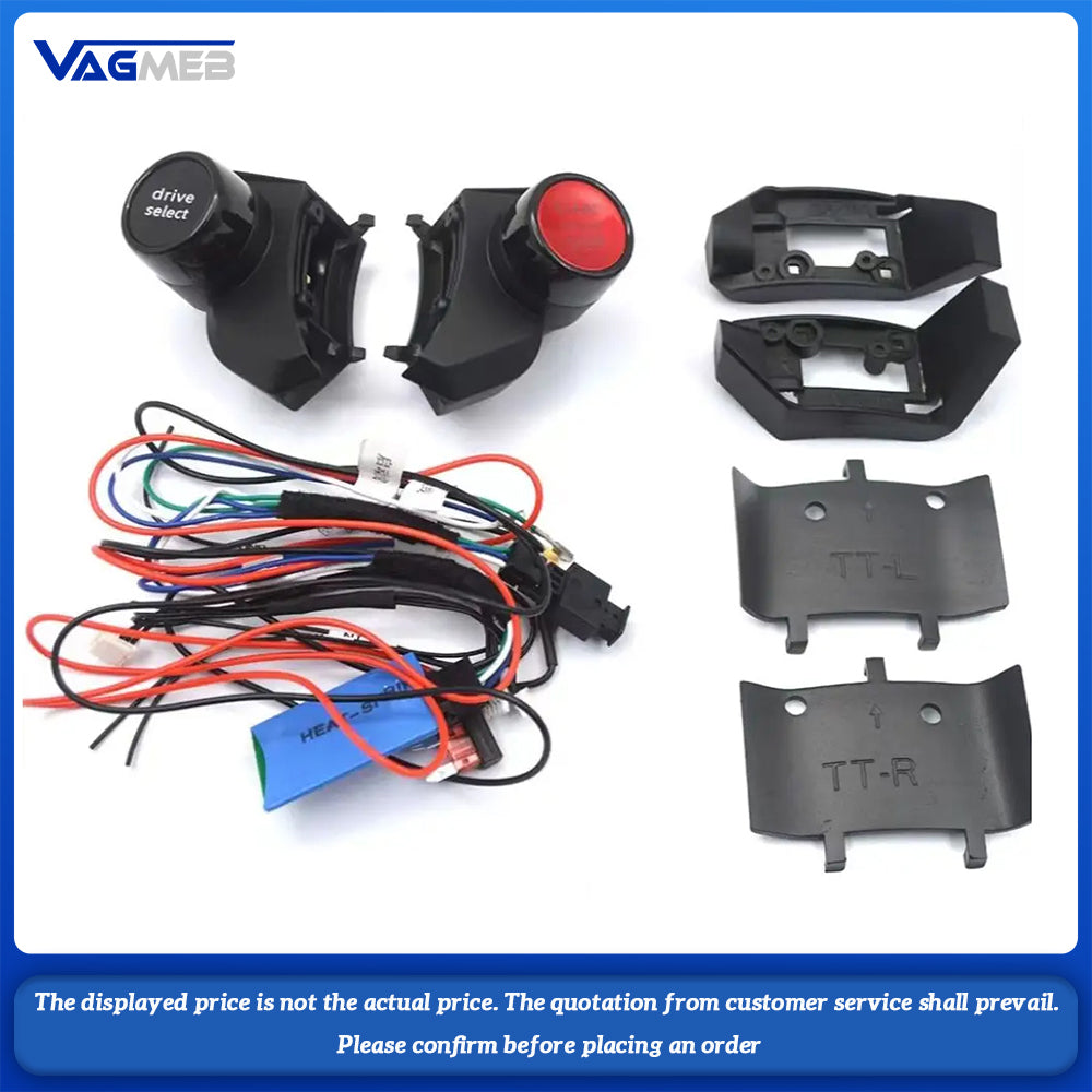 R8 Engine Start Stop Drive select switch button For Audi RS3 Q5 R8 For VW MQB Sport Steering Wheel black paint R8 start button
