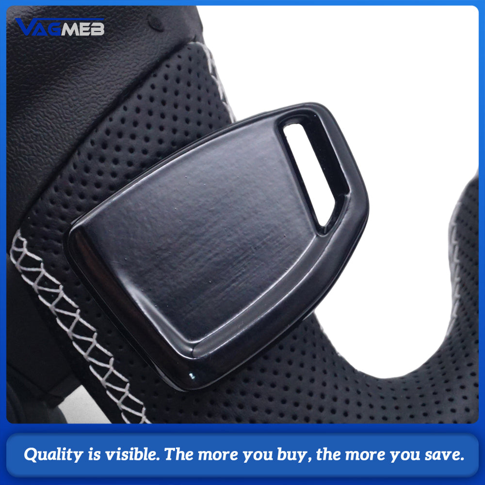 R8 button steering wheel For AUDI A6 C8 perforated leather baked black multifunctional sports steering wheel, Car Accessories