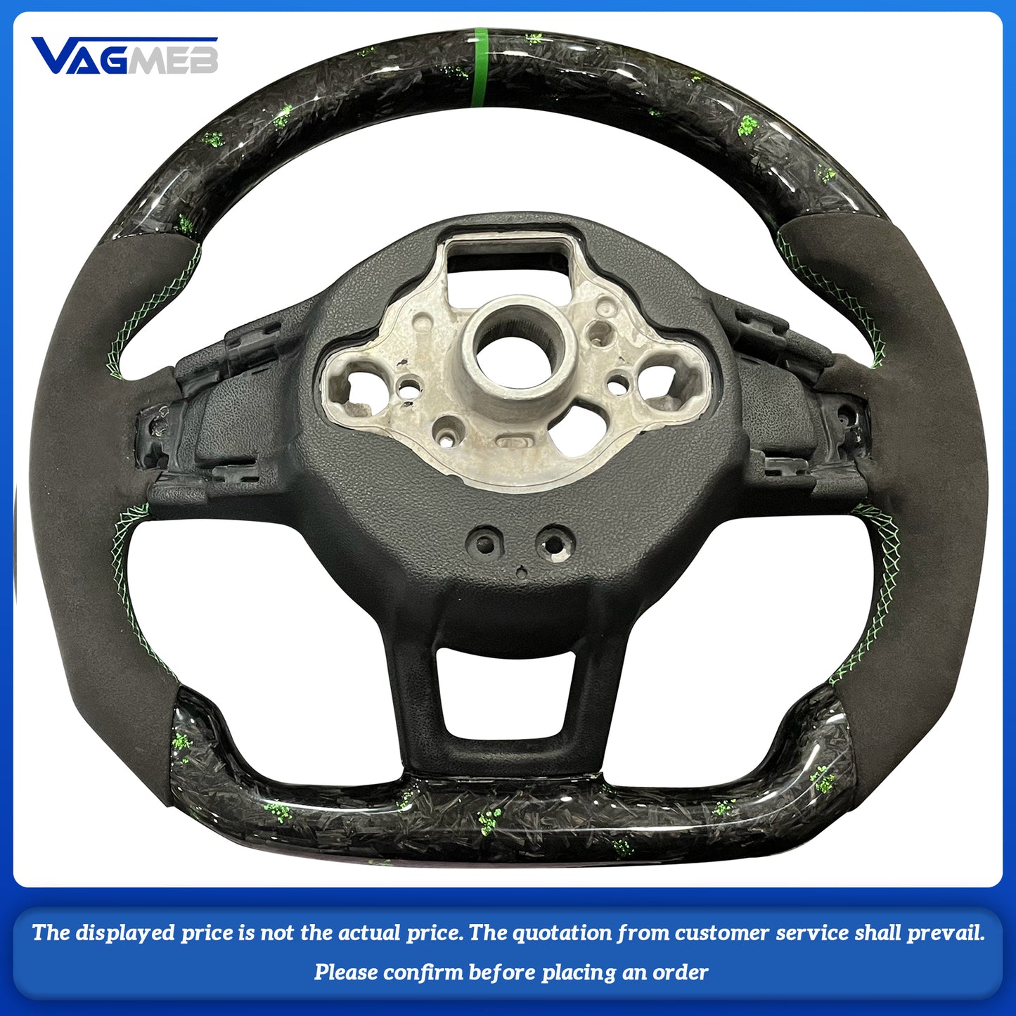 For VW Golf MK7 MK7.5 GTI GTD GTE R 2013-2020 Polo GTI Tiguan Passat steering wheel