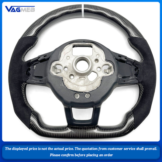 For VW Golf MK7 MK7.5 GTI GTD GTE R 2013-2020 Polo GTI Tiguan Passat steering wheel