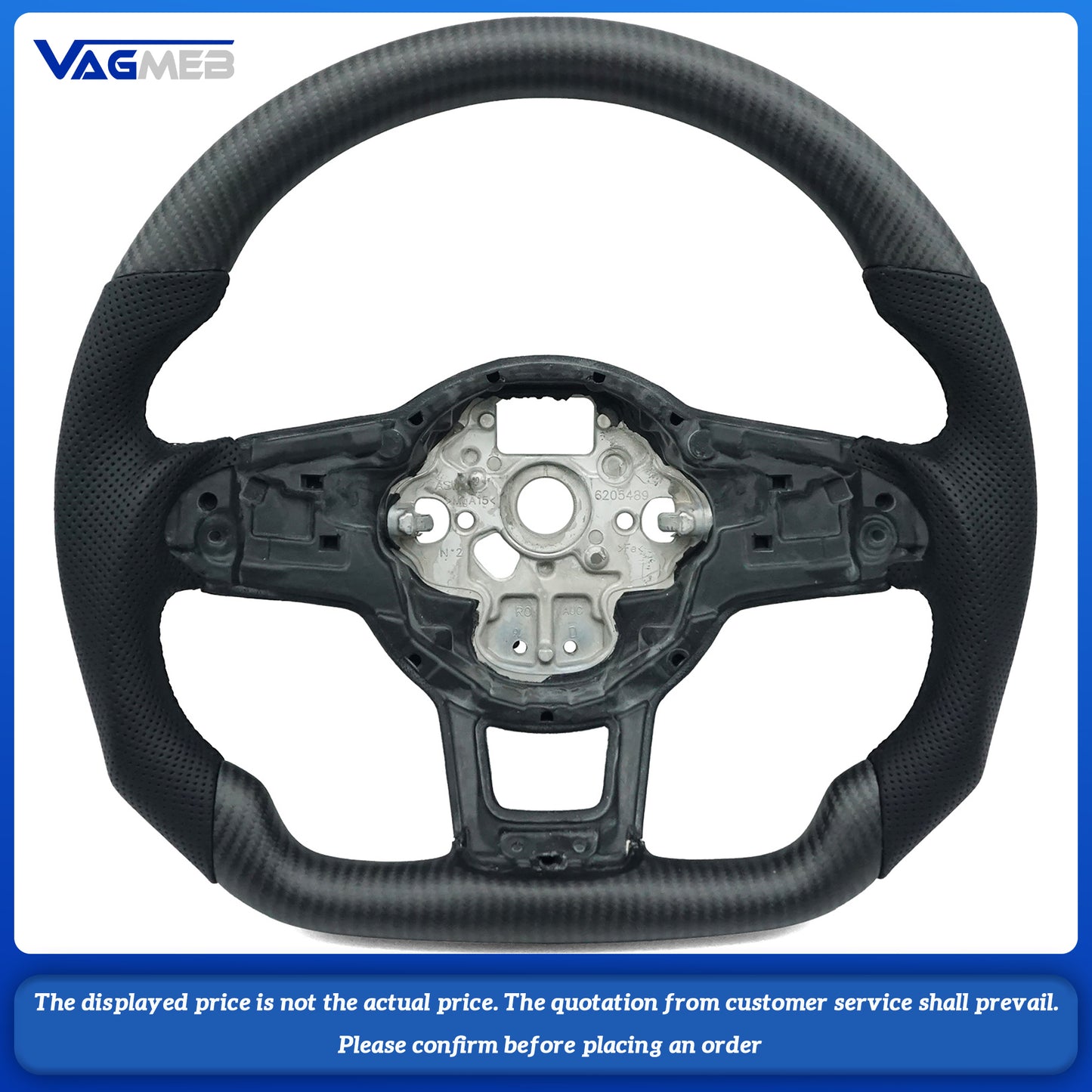 For VW Golf 7 7.5 GTI GTD GTE R 2013-2020 Polo GTI Tiguan Passat steering wheel