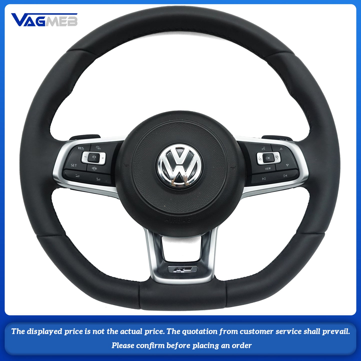 For VW Golf 7 MK7 GTI R GTE GTS GTD Passat B8 Steering Wheel