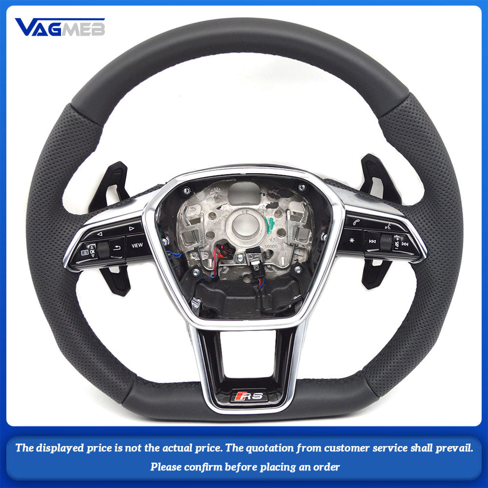 For Audi S/RS/Sline LOGO A6C8 Steering Wheel