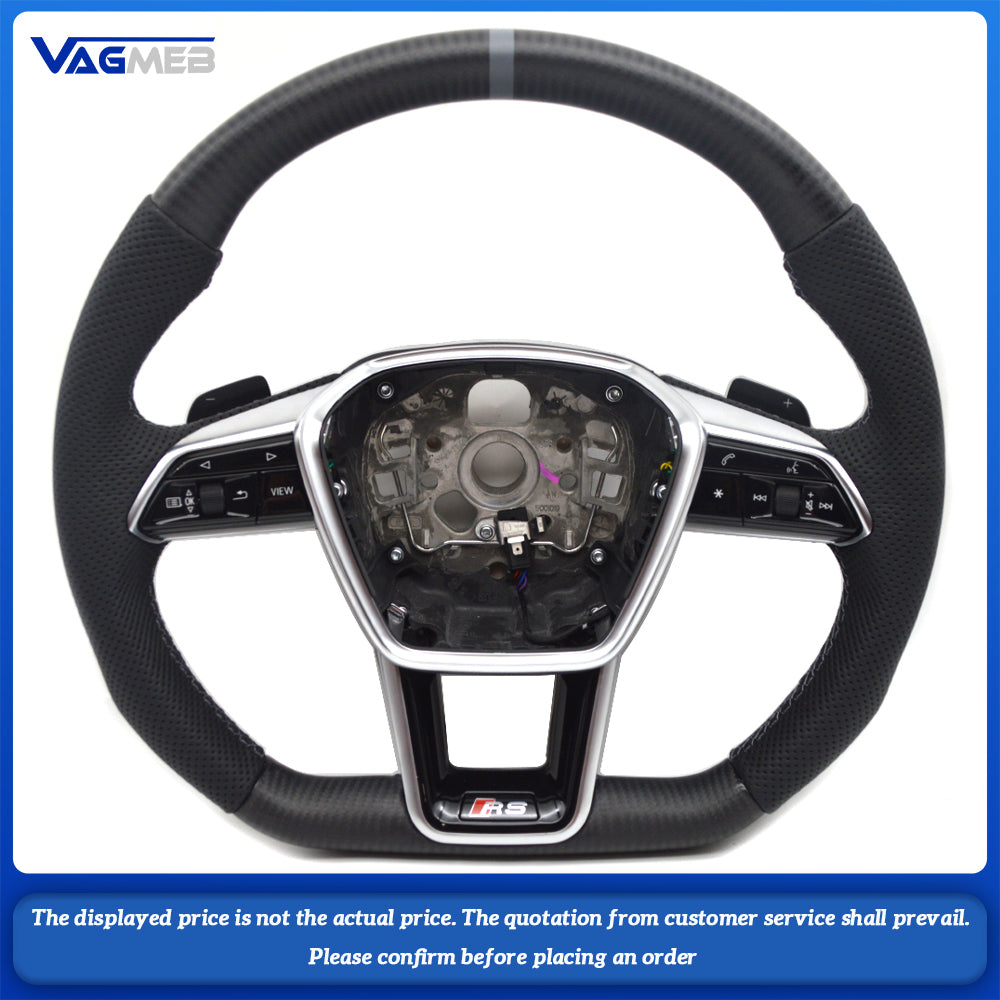 For Audi S/RS/Sline LOGO A6C8 Steering Wheel